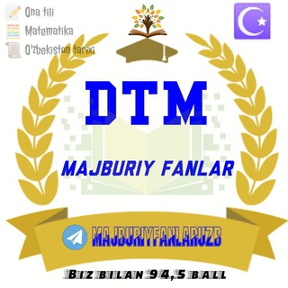 Telegram kanalining logotibi majburiyfanlaruzb — Majburiy Fanlar