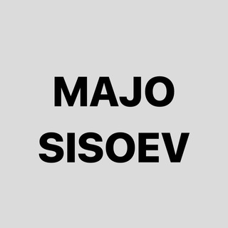 Логотип телеграм канала @majo_sisoev — MAJO SISOEV