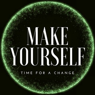 Логотип телеграм канала @make_yourself_now — MAKE YOURSELF [Сделай себя сам]