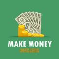 Logo saluran telegram make_m0o0ney_online — Make Money Online💲