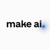 Логотип телеграм -каналу makeaiukraine — make ai.