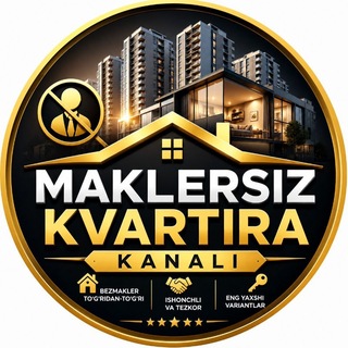 Telegram kanalining logotibi maklersizkvartira_kanali — MAKLERSIZ KVARTIRA KANALI