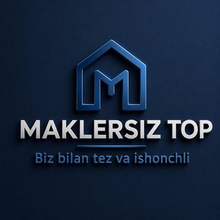Telegram kanalining logotibi maklersiztop_toshkent_ijara — Toshkent arzon kvartira oilaga bezmakler kvartira talabalarga Sergeli