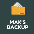 Logo saluran telegram maksbackup — MAKS BACKUP