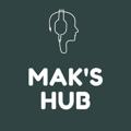 Logo saluran telegram makshub — MAK'S HUB