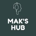 Logo saluran telegram makshub — MAK' S HUB