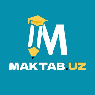 Telegram channel Maktab.uz | Rasmiy kanal logo
