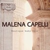 Логотип телеграм канала @malena_capelli — MALENA CAPELLI - детские волосы