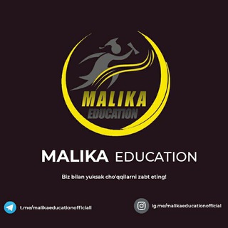 Telegram kanalining logotibi malikaeducationofficiall — 🏫 Malika Education™️