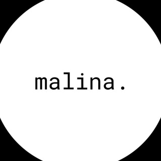 Логотип телеграм канала @malina_dsgn — malina. | stories и прочее