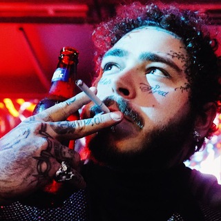 Логотип телеграм канала @malone_post — Post Malone