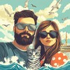 Логотип телеграм канала @malyginslife — Малыгины на юге