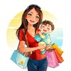 Логотип телеграм канала @mamakupitttt — Мама купит 🎁