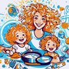 Логотип телеграм канала @mamathome — МамаДома