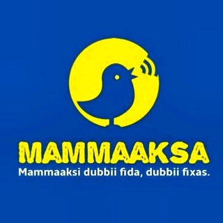 የቴሌግራም ቻናል አርማ mammaaksa_oromo — ᴍᴀᴍᴍᴀᴀᴋsᴀ ᴏʀᴏᴍᴏ