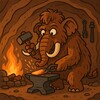Логотип телеграм -каналу mammoth_forge — Кузня Мамута