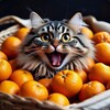 Логотип телеграм канала @mandarinka_vibe — Смешные видео и приколы | Мандариновый вайб 🍊
