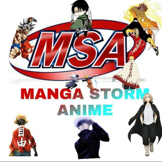 Logo de la chaîne télégraphique mangastormanime - MANGA STORM ANIME ™(M.S.A)