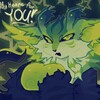 Логотип телеграм канала @mango7w7lol — манго в космосе