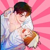 Логотип телеграм канала @manhvalove555 — 💗Пересечь линию | Перевод 💗