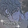 Логотип телеграм канала @manhwashouse — домик манхвы