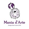 Логотип телеграм канала @maniadarte — MANIA d’ARTE
