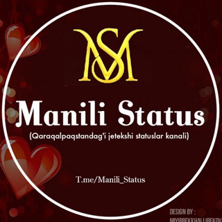 Telegram kanalining logotibi manili_status — Qaraqalpaqsha statuslar (Manili_status)