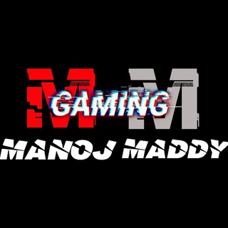 Logo of telegram channel manojmaddygaming — Manoj Maddy Gaming 🎮⚔️