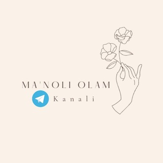 Telegram kanalining logotibi manoli_olam_kanali — Ma'noli Olam 🪐