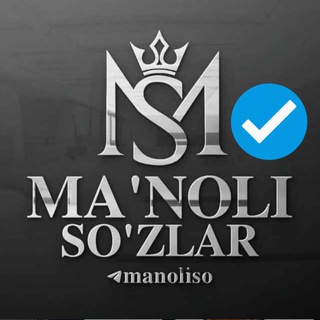 Telegram kanalining logotibi manoli_statuslar_glavniga — MANOLI SOZLAR ❤️