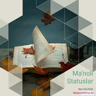 Telegram channel Manoli statuslar✍ logo
