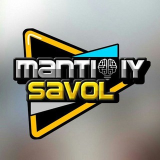 Telegram channel MANTIQIY SAVOLLAR logo