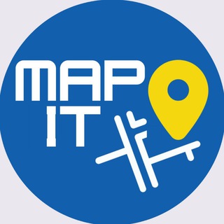 Логотип телеграм -каналу map_it_ukraine — MapIT - Сервіс з пошуку ІТ навчання