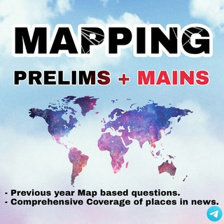 Logo saluran telegram mapping_prelims_mains — UPSC Mapping Prelims Mains