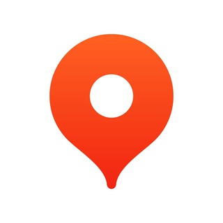 Логотип телеграм канала @mapsyandex — Яндекс Карты