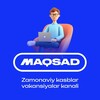 Telegram channel MAQSAD:HR | Zamonaviy Kasblar Vakansiya logo