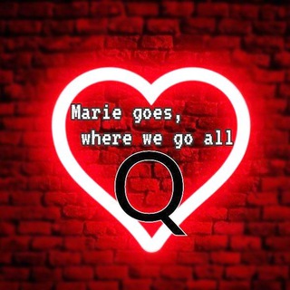 Logo des Telegrammkanals marieallin - "Marie goes, where we go all -Q"