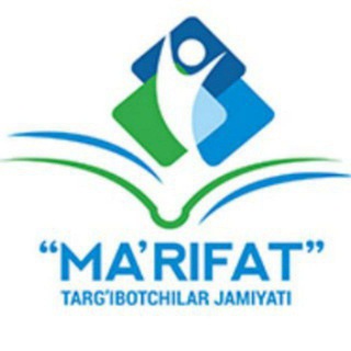 Logo saluran telegram marifat_jamiyati — MA'RIFAT TARG'IBOTCHILAR JAMIYATI