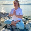Логотип телеграм канала @marinadziyba — Йога на заметках жизни