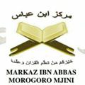 Logo saluran telegram markazibnabbass — MARKAZI IBN ABBAS MAZIMBU MOROGORO TANZANIA 🇹🇿