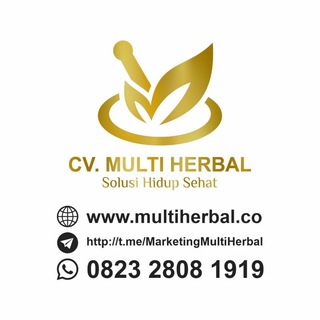 Logo saluran telegram marketingmultiherbal — CV. MULTI HERBAL
