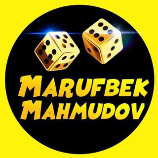 Telegram kanalining logotibi marufbek_mahmudov — 🎲 MARUFBEK MAHMUDOV💰