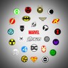 Логотип телеграм канала @marveldcnewc — MARVEL/DC NEWS