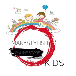 Логотип телеграм канала @marystylishkids — Mary Stylish Kids 💛 Магазин детской одежды