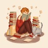 Логотип телеграм канала @masha_i_knigi — Маша не умеет говорить о книгах