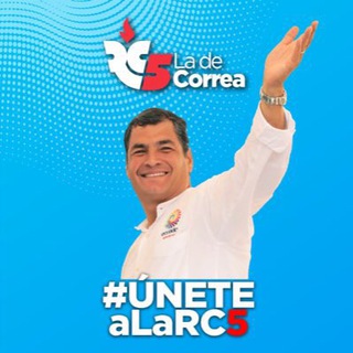 Logotipo del canal de telegramas mashirafael - Rafael Correa