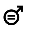 Логотип телеграм -каналу maskulizm — Маскулізм (права чоловіків)