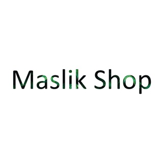 Логотип телеграм канала @maslikshop — Maslik Shop