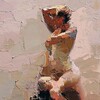 Логотип телеграм канала @masloholstart — Масло. Холст. Женственность