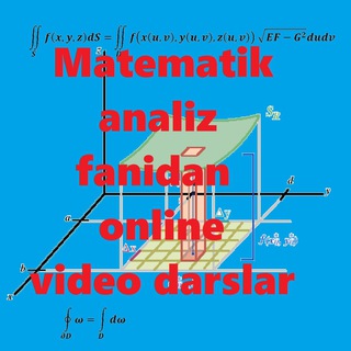Telegram kanalining logotibi matematik_analiz — Matematik analizdan online video darslar